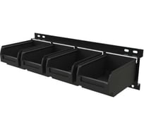 Держатель для 4 лотков Great Wolf (лотки в комплекте) для крепления на инструментальную тележку или перфорированную панель, , GW-PD10