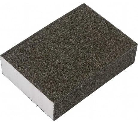 Губка шлифовальная четырехсторонняя (100х68х26 мм; Р120) "МАСТЕР" Зубр 35611-120