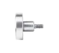 Наконечник MIYAMOTOMETROLOGY для индикатора часового типа плоский ф 10мм длина 10мм стальной 7406-33