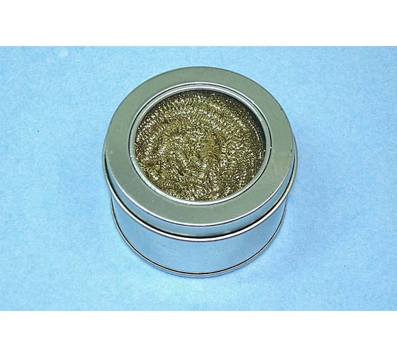 Стружка для чистки паяльных жал Amperin в банке 57602