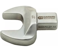 Насадка для динамометрического ключа GARWIN рожковая 27 мм, с посадочным квадратом 14х18 505570-27-14