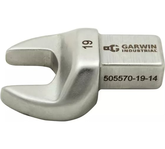 Насадка для динамометрического ключа GARWIN рожковая 19 мм, с посадочным квадратом 14х18 505570-19-14