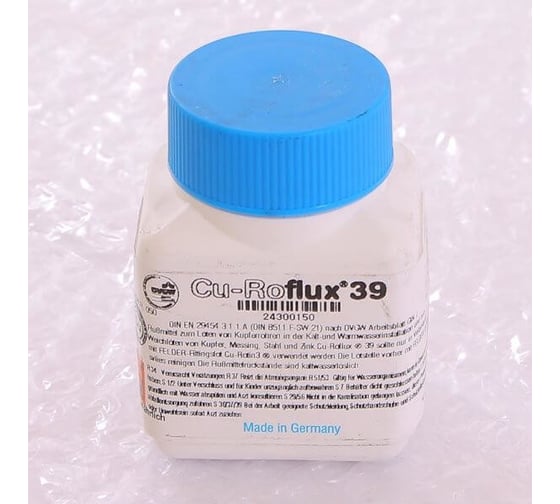 Флюс жидкий Fibox Cu-Roflux39 в банке с кисточкой FELDER 100г 00443006