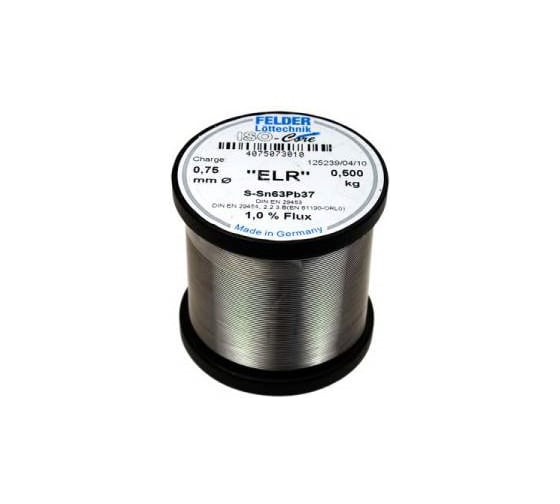 Припой Fibox Sn63Pb37 ELR:1 проц. 0.5мм 250г Felder 00230205