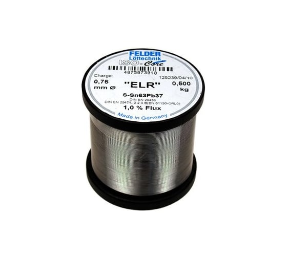 Припой Fibox Sn60Pb40 RA:2.5 проц. 1мм 500г Felder 00230218