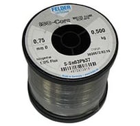 Припой Fibox Sn63Pb37 ELR:1 проц. 0.75мм 500г Felder 00230203
