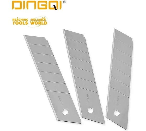 Набор лезвий DINGQI 10 штук 0,4х9х73 мм в боксе FC06401