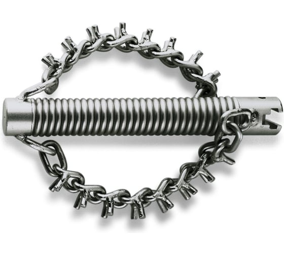 Цепная насадка Rothenberger с шипами без кольца с муфтой 16 мм / диаметр насадки 30 мм / с 2 цепями 72186