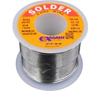 Припой ASAHI 1,0мм 0,20кг Sn60/Pb40 (CF10 флюс RA) 00-00017540