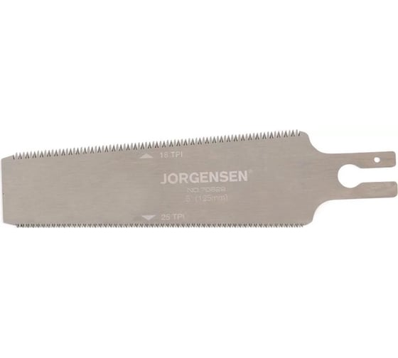 Полотно для ножовки по дереву Pony Jorgensen RYOBA японский тип с двойным режущим краем (70628) (японская сталь SK5, 125мм_0,4мм, 18TPI и 25TPI с другой), 70629