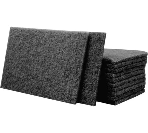 Скотч брайт Vitatools 150мм х 115 мм (Scotch-Brite) шлифовальный войлок, серый SB-150*115-grey