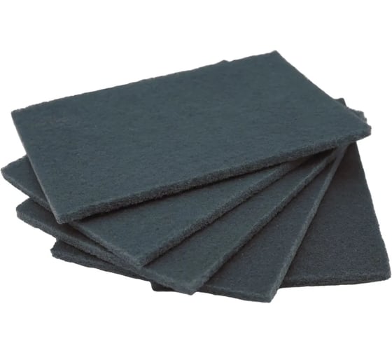 Скотч брайт Vitatools 150мм х 115 мм (Scotch-Brite) шлифовальный войлок, серый, 2 штуки SB-150*115-grey-2-Vitatools