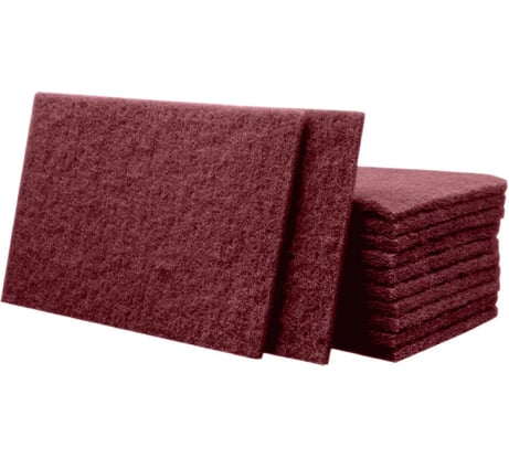 Скотч брайт Vitatools 150мм х 115мм (Scotch-Brite) шлифовальный войлок, красный SB-150*115-red