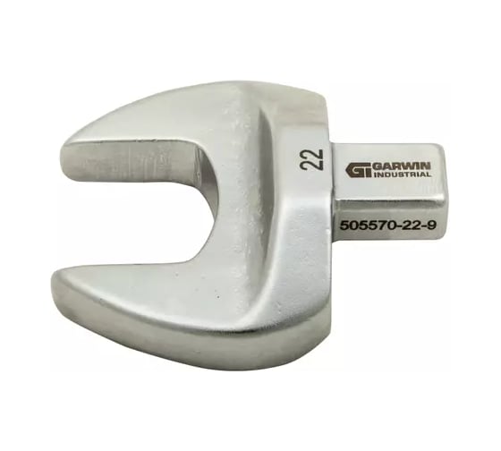 Насадка для динамометрического ключа GARWIN рожковая, 22 мм, с посадочным квадратом 9х12 505570-22-9