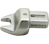 Насадка для динамометрического ключа GARWIN рожковая, 8 мм, с посадочным квадратом 9х12 505570-8-9