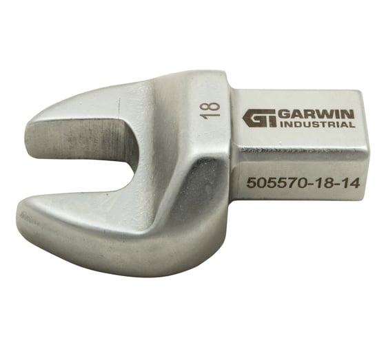 Насадка для динамометрического ключа GARWIN рожковая, 18 мм, с посадочным квадратом 14х18 505570-18-14