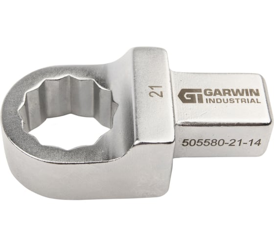 Насадка для динамометрического ключа GARWIN накидная, 21 мм с посадочным квадратом 14х18 505580-21-14