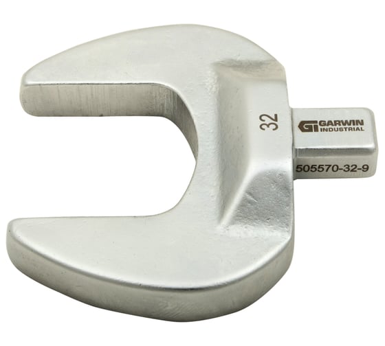 Насадка для динамометрического ключа GARWIN рожковая, 32 мм, с посадочным квадратом 9х12 505570-32-9