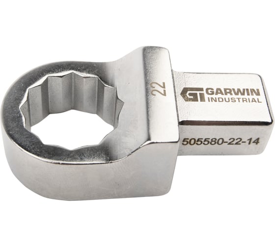 Насадка для динамометрического ключа GARWIN накидная, 22 мм с посадочным квадратом 14х18 505580-22-14