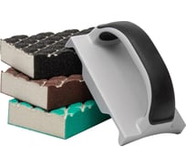 Набор абразивных губок с ручкой Rollingdog №2 зернистость 60/120/180 90177