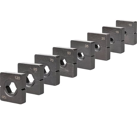 Комплект матриц шестигранных (10-120 мм, 8 шт.) к ПГ-120 SHTOK 12052