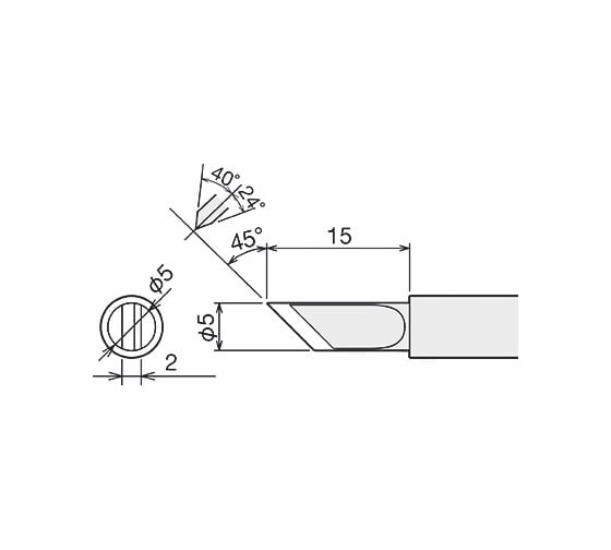Жало для паяльника Amperin Goot PX-60RT-5K 62852