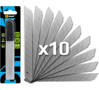 Лезвие для строительного ножа GRAFF 80х9х0.4мм (10 шт) 2413001