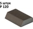 Губка шлифовальная (5 шт) Р120, 100x68x25 мм, четырёхсторонняя, Сombi AbraTechnic ABR.K.120/5 1