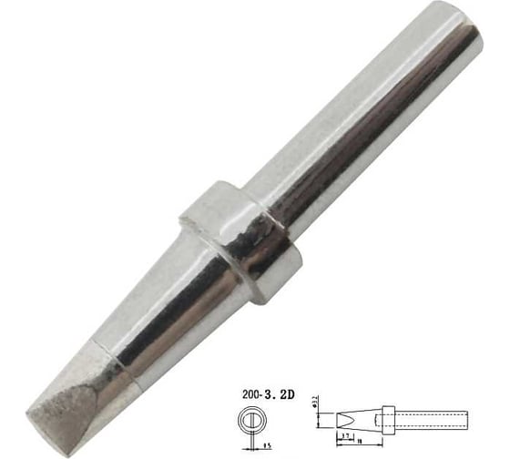 Жало для паяльника Amperin Quick QSS200-T-3.2D 85634