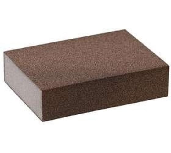 Губка шлифовальная четырёхсторонняя AbraTechnic Grey Flex 100x68x25мм P220, ABR.4X.220/5