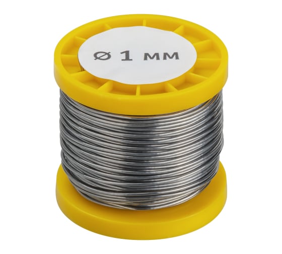 Припой NEM-Pos02-61K-1-K200 ПОС-61 (200 гр; 1 мм; катушка) Navigator 93085