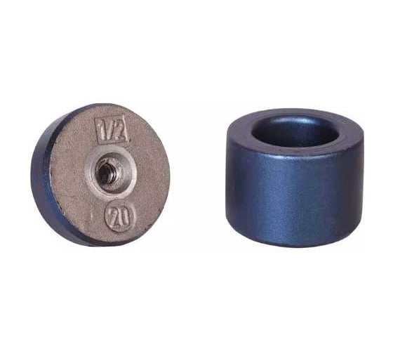 Насадка плоская КОНТУР PP-R D40 CANDAN синяя 012301040410
