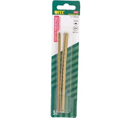 Полотна по металлу Профи (3 шт; 150 мм; 24 TPI; Bi-металл) FIT 40092