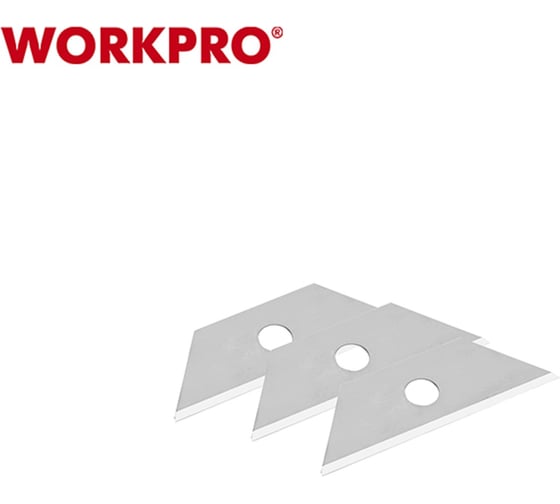 Лезвия-мини сменные WORKPRO (SK5, трапеция, кейс) 10шт, WP213022 1
