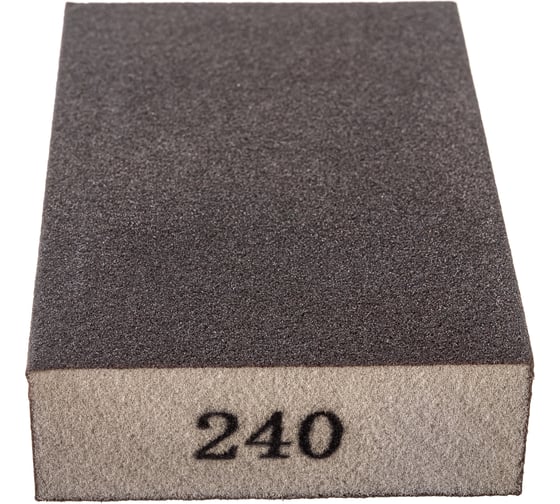 Губка шлифовальная 100x70x25 мм, P240, 1 шт Orientcraft SS1007025240