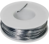 Припой с канифолью ПОС 61 1 мм, 100 г, катушка Без бренда 60574