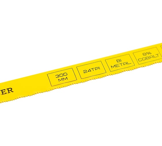 Полотно сменное по металлу для ножовки 300 мм, BI-METAL, 24TPI, 2 шт Berger BG BG1848