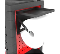 Лоток металлический навесной 20x225x270 мм + держатель бумажных полотенец Rockforce RF-01A04