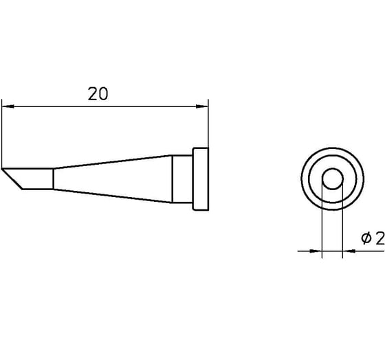 Паяльное жало LT 22CP WELLER 54440873
