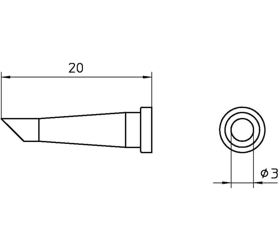Паяльное жало LT 33CP WELLER 54440877