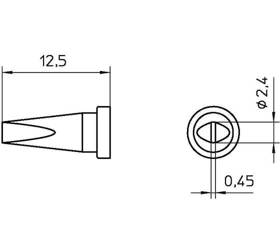 Паяльное жало LT BSL WELLER 54451799