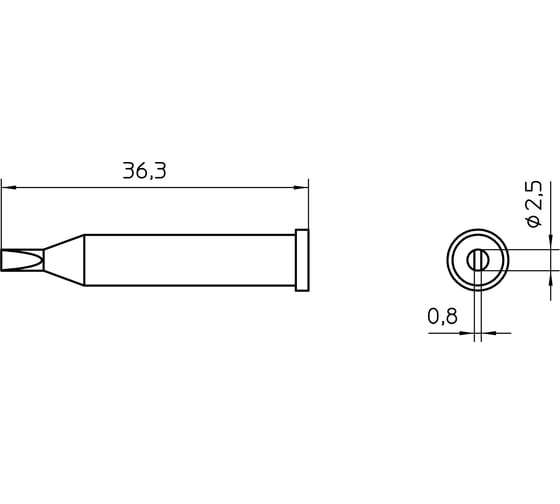 Паяльное жало XT BSC WELLER 54473899