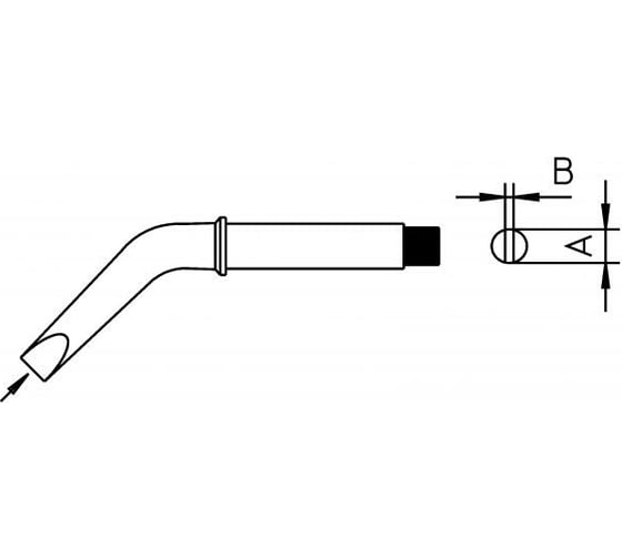 Паяльное жало CT5 CX8 WELLER 54212899 1
