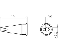 Паяльное жало LHT C WELLER 54445599