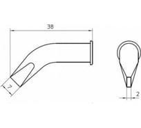 Паяльное жало LHT EX WELLER 54446199