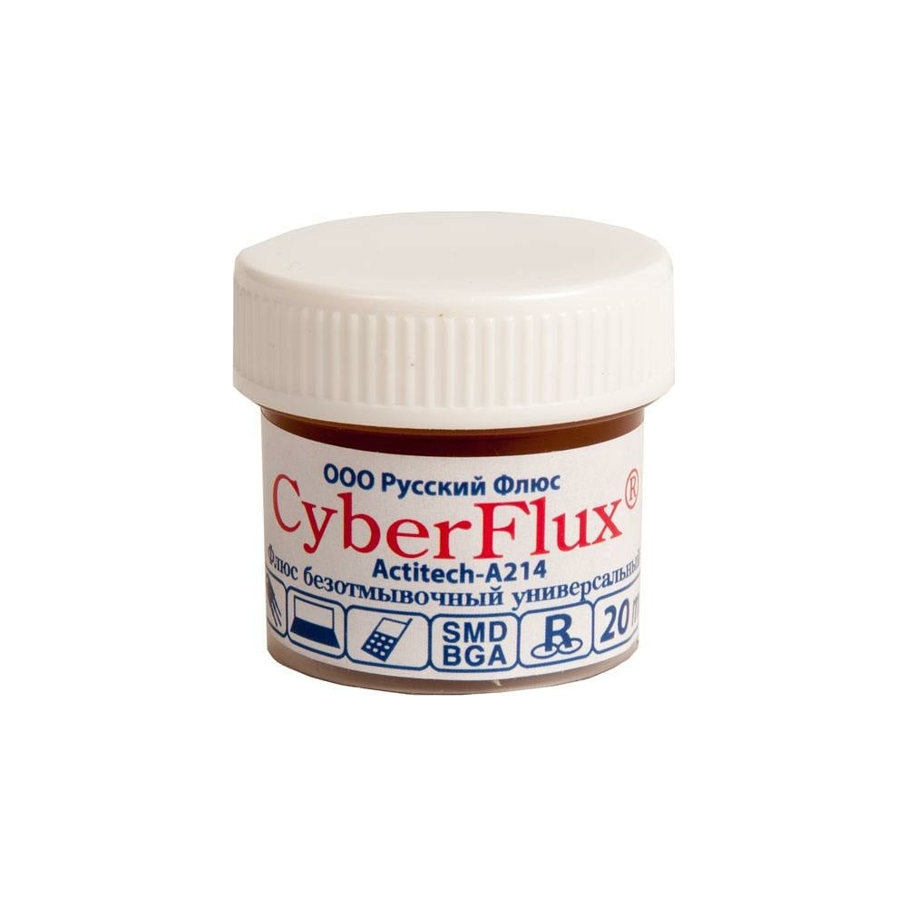 Флюс CyberFlux Actitech-А214 безотмывочный универсальный 20 гр ZeepDeep ...