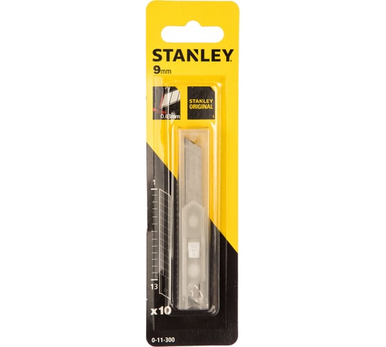Лезвия (10 шт.) для ножа 9MM Stanley 0-11-300