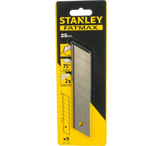 Лезвия FatMax® (25 мм; 5 шт.) для ножа Stanley 0-11-725 1