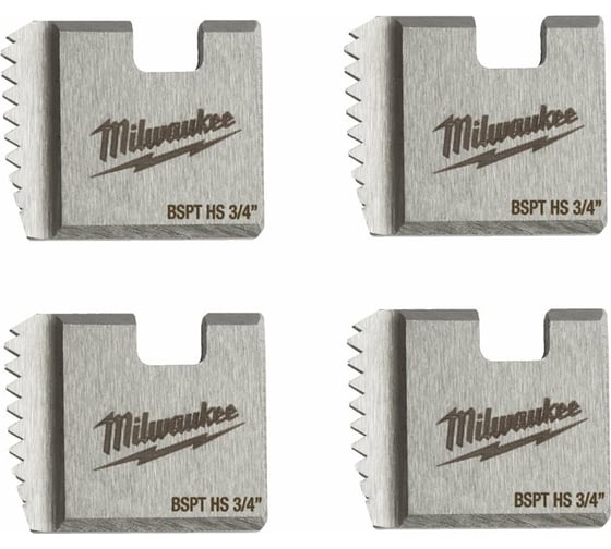 Набор резцов для резьбонарезного инструмента FPTD 3/4" BSPT HS Milwaukee 4932480234 1