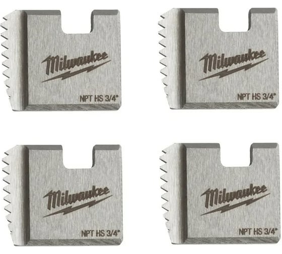 Набор резцов для резьбонарезного инструмента FPTD 3/4" NPT HS Milwaukee 48361108 1